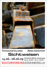 Plakat Fotoausstellung Anna Griestop